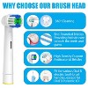 16 Pcs Replacement Toothbrush Heads Compatible with Oral B Braun, Brush Heads for Oral B Refill 7000/Pro 1000/9600/500/3000 - 3 of 4