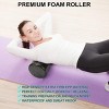Foam Roller Set - High Density Back Roller, Muscle Roller Stick,2 Foot Fasciitis Ball, Stretching Strap, Massager Ball for Whole Body Physical Therapy - 3 of 4