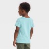 Toddler Boys' Short Sleeve Lemon Biking Graphic T-Shirt - Cat & Jack™ Light Teal Blue - 3 of 4