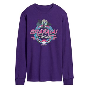 Men's - Pokémon - Grafaiai Racing Long Sleeve Graphic T-Shirt - 1 of 2