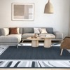 coucheta Area Rug, Gray Washable Rug, Bordered Entryway Rug, For Home Modern Bedroom Rug, Non-Slip Low Pile Carpet, Foldable Kitchen Rugs - 4 of 4