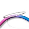Ross-Simons 0.48-0.50 ct. t.w. Diamond Bangle Bracelet in Sterling Silver - 4 of 4