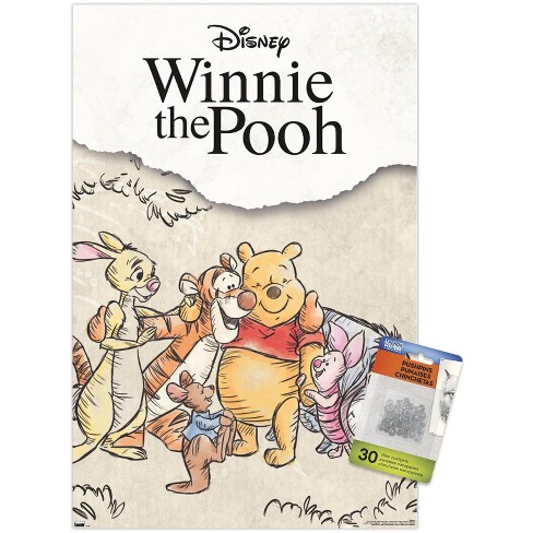 Trends International Disney Winnie The Pooh - Group Sketch Unframed Wall Poster Prints - image 1 of 4