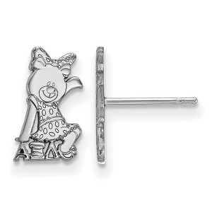 Black Bow Jewelry Sterling Silver Alpha Xi Delta Greek Life Stud Earrings - 1 of 3
