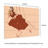 Trademark Fine Art Francesco Gulina Girl Lying on Sofa Wood Slat Art - 3 of 4