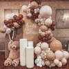 PartyWoo Balloons Brown Dark Boho Neutral Coffee 12 Inch 50 pcs - 3 of 4