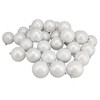 Northlight Shatterproof Shiny Christmas Ball Ornaments - 3.25" (80mm) - Iridescent White - 32ct - 2 of 2