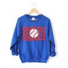 Simply Sage Market Red Baseball Stacked Sweatshirt - 2 of 4