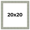 PosterPalooza | Square Sculpted Blue Picture Frame - UV Acrylic, Foam Board Backing, Hanging Hardware - 2 of 4