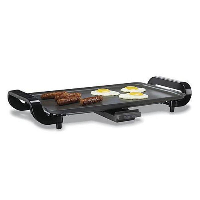 Kenmore Non-Stick Electric Griddle with Removable Drip Tray, 10&#34;x18&#34;, 3 of 7