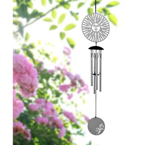 Woodstock Windchimes Flourish Chime Sun, Wind Chimes For Outside, Wind Chimes For Garden, Patio, and Outdoor Decor, 18"L - 1 of 4