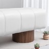 64" Upholstered Dining Bench with PU Leather Seat, No-Assembly Entryway Bench Ottoman for Dining Room or Living Room, 300 LBS Weight Capacity - 4 of 4