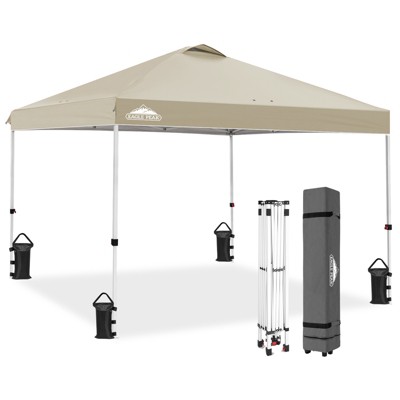 EAGLE PEAK 10x10 Pop Up Canopy Instant Tent w/ 4 Weight Bags