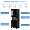 LOVMOR Freestanding Storage Cabinet with Drawer and Doors - 4 of 4