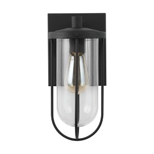 Capital Lighting Corbin 1 - Light Wall Light in  Black - 1 of 4