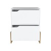 Kumasinova Modern Wood Nightstand,Night Stand with Drawers,Space-Saving End Table with Sturdy Base,Bedside Table for Bedroom,Living Room - 3 of 4