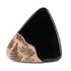 Floral Etched Wood Coaster with Holder (Set of 4) - 4 of 4
