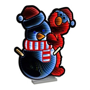 Sesame Street Holiday Elmo Snowman LED Ekkolight 23" by Melrose - 1 of 3
