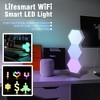 Yescom APP Control WiFi Hexagon LED Light Kit 21 Blocks & Base w/Alexa Google Wall Game Room Decor Gift - 4 of 4