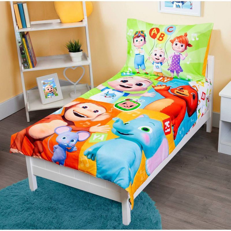 Toddler CoComelon Reversible Bedding Set, 1 of 13