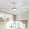 Large Industrial Smart Ceiling Fans with Lights and Remote & APP Control 8 ABS Blades 6-Speed Powerful DC Motor Reversible For Home/Commercial/Outdoor - 2 of 4