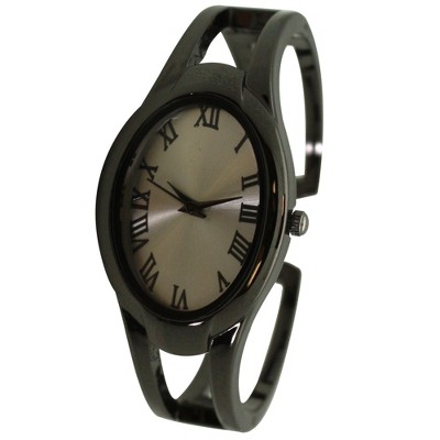 Olivia Pratt Minimalist Oval Face Bangle Women Watch