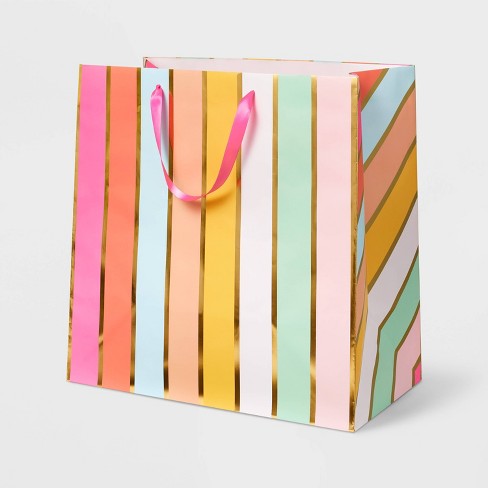 10pcs Striped Patterned Gift Packaging Bags