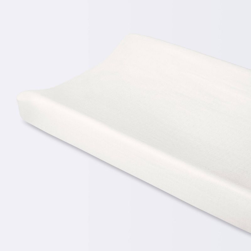 Muslin Changing Pad Cover - Cream - Cloud Island&#8482;, 1 of 5
