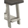 NicBex Modern Rectangle Wood Coffee Table Set of 3 with Open Storage Shelf for Living Room and Bedroom - 4 of 4