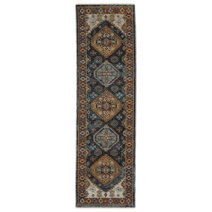 Oriental Weavers Aberdeen 005W1 Blue/ Multi Indoor Area Rug - 2'3" x 7'6" - 1 of 4