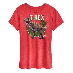 Women's - Jurassic Park - Tyrannosaurus Rex Short Sleeve Graphic T-Shirt - 1 of 4