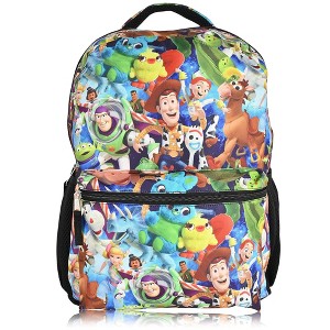 Disney Toy Story Backpack For Kids - Woody, Buzz Lightyear, Jessie, Bo Peep, Forky Bookbag For Toddlers, Boys, Girls, Blue - 1 of 4