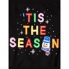 The Children's Place Adult Matching Family Glow In The Dark Christmas Long Sleeve Tis The Season Cotton Pajamas - 3 of 4