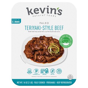 Kevin's Gluten Free Teriyaki-Style Beef - 16oz - 1 of 4