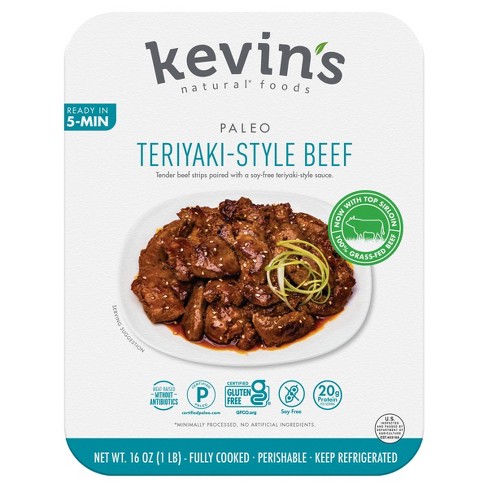 Kevin's Gluten Free Teriyaki-Style Beef - 16oz - image 1 of 4