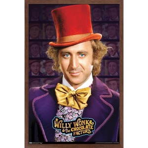 Trends International Willy Wonka And The Chocolate Factory - Willy Wonka Framed Wall Poster Prints - 1 of 4