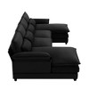 NicBex Modern 110" Sectional Sofa Modular U Shaped Sofa Couch with Waist Pillows for Living Room Apartment - 4 of 4