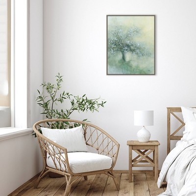 Subtle Tree I Framed Canvas Wall Art Print