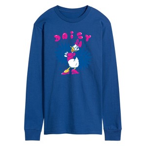 Men's - Disney - Drippin Daisy Long Sleeve Graphic T-Shirt - 1 of 4