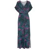 Women's V-Neckline Patterned Maxi Dress - LASCANA - 2 of 4