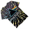 Mens Pink Floyd Rock Shirt - Pink Floyd Dark Side of the Moon Vintage Tee (Black Tie Dye, X-Large) - 3 of 4
