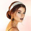 Unique Bargains Women's Sparkle Sequins Headbands Pink Silver Tone 1 Pc - 3 of 4