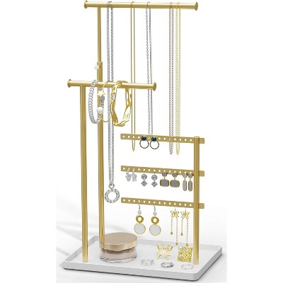 Adjustable Sturdy Jewelry Hanger for Necklaces, Earrings, Bracelets, Rings, Jewlery Display and Storage