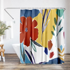 Americanflat 71" x 74" Shower Curtain, Cheerfulness I by PI Creative Art - 1 of 4