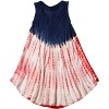 Riviera Sun Girls Flag Sundress - Tie Dye American Flag Beach Cover Up - 2 of 2