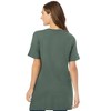 Woman Within Plus Size Perfect Short-Sleeve V-Neck Tunic - 3 of 4
