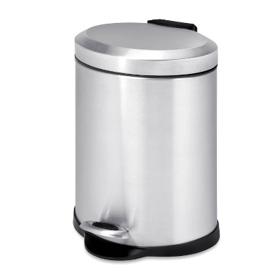 Honey-Can-Do 5L Oval Stainless Steel Step Can
