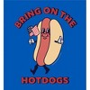 Americana Bring On The Hot Dogs Men's Short Sleeve Tee - 2 of 2
