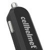 cellhelmet® 4.8-Amp Car Charger with 3 Ports and 3-Ft. Lightning® Cable in White - 2 of 4