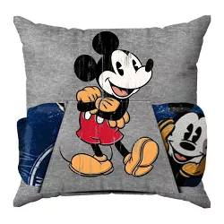 Mickey Mouse Sweatshirt Pocket Pillow and Throw Set